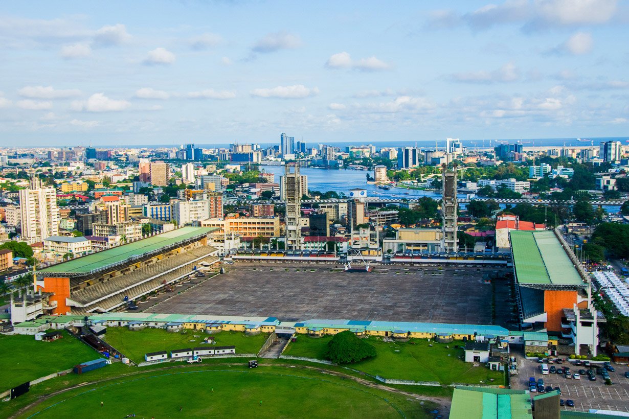 Nigeria - Lagos Island skyline